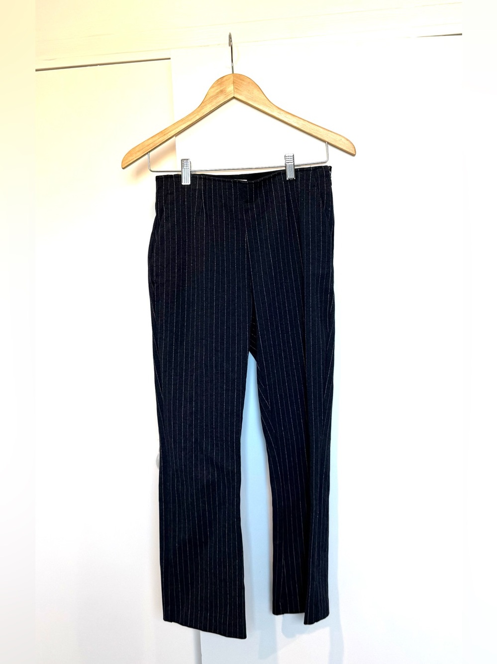GAP Women’s Navy Pinstripe Pants